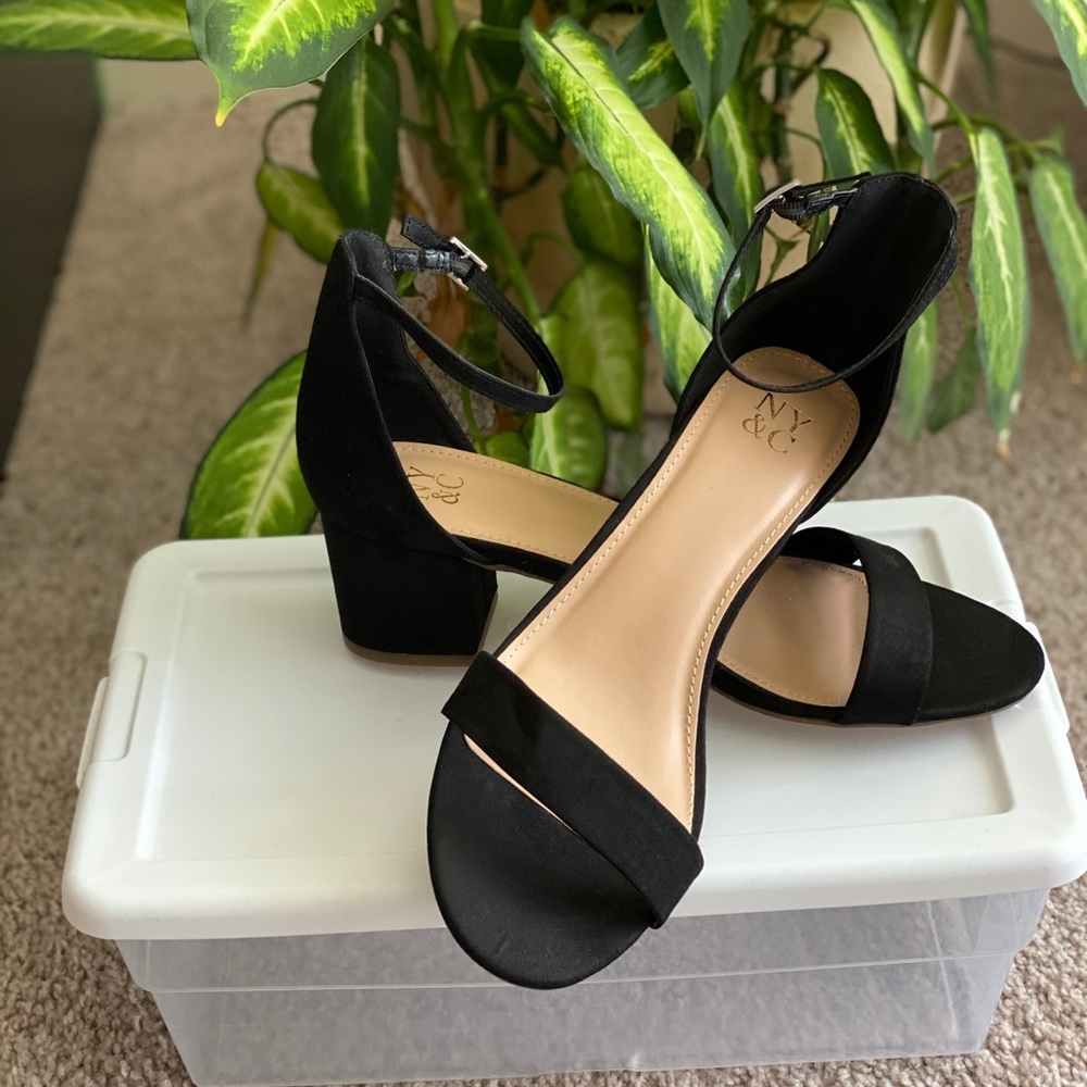New York & Company ankle strap sandals